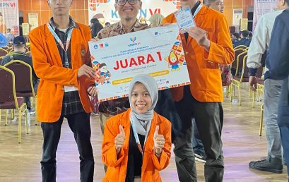Mahasiswa Jurusan TI Raih Juara 1 di KMIPN VI