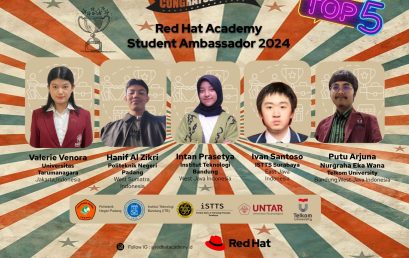 Mahasiswa Jurusan Teknologi Informasi Politeknik Negeri Padang Raih Prestasi TOP 5 Red Hat Academy Student Ambassador 2024
