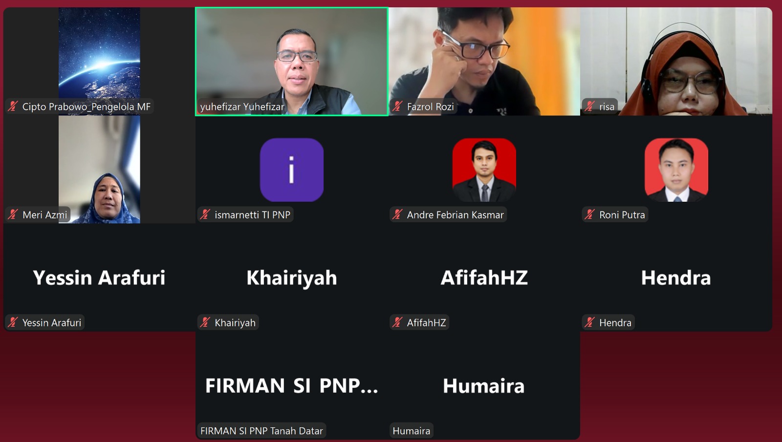 Jurusan Teknologi Informasi PNP Evaluasi Mingguan dan Rapat Terintegrasi Tendik Bahas Peningkatan Pelaksanaan PKL dan Persiapan UAS