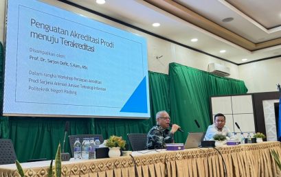 Jurusan Teknologi Informasi Gelar Workshop Persiapan Akreditasi Prodi Animasi