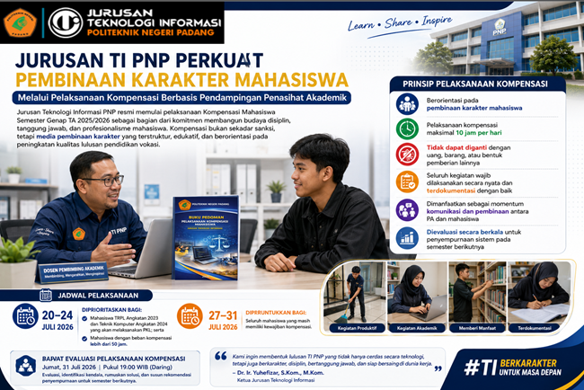 Jurusan TI PNP Perkuat Pembinaan Karakter Mahasiswa melalui Pelaksanaan Kompensasi Berbasis Pendampingan Penasihat Akademik